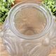 Vase "Dahlias" Etling – frosted moulded glass Art Deco