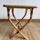 Rattan side table
