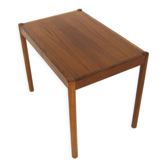 Scandinavian walnut side table, Sweden, 1960