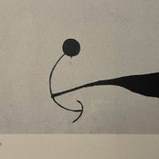 Joan Miró lithograph Woman bird star (Homage to Pablo Picasso 1966) Miro