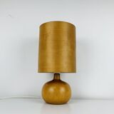 Scandinavian style wooden ball lamp, 1960s
