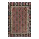 Vintage Turkish kilim, handwoven, 177x280 cm.