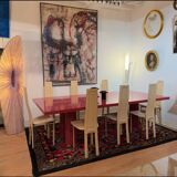 Contemporary 80s design table – Memphis style