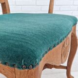 1960s, Danish design, pair of armchairs, oak wood, original very good condition