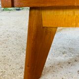 Vintage secretary on feet compass Scandinavian style, circa 50's