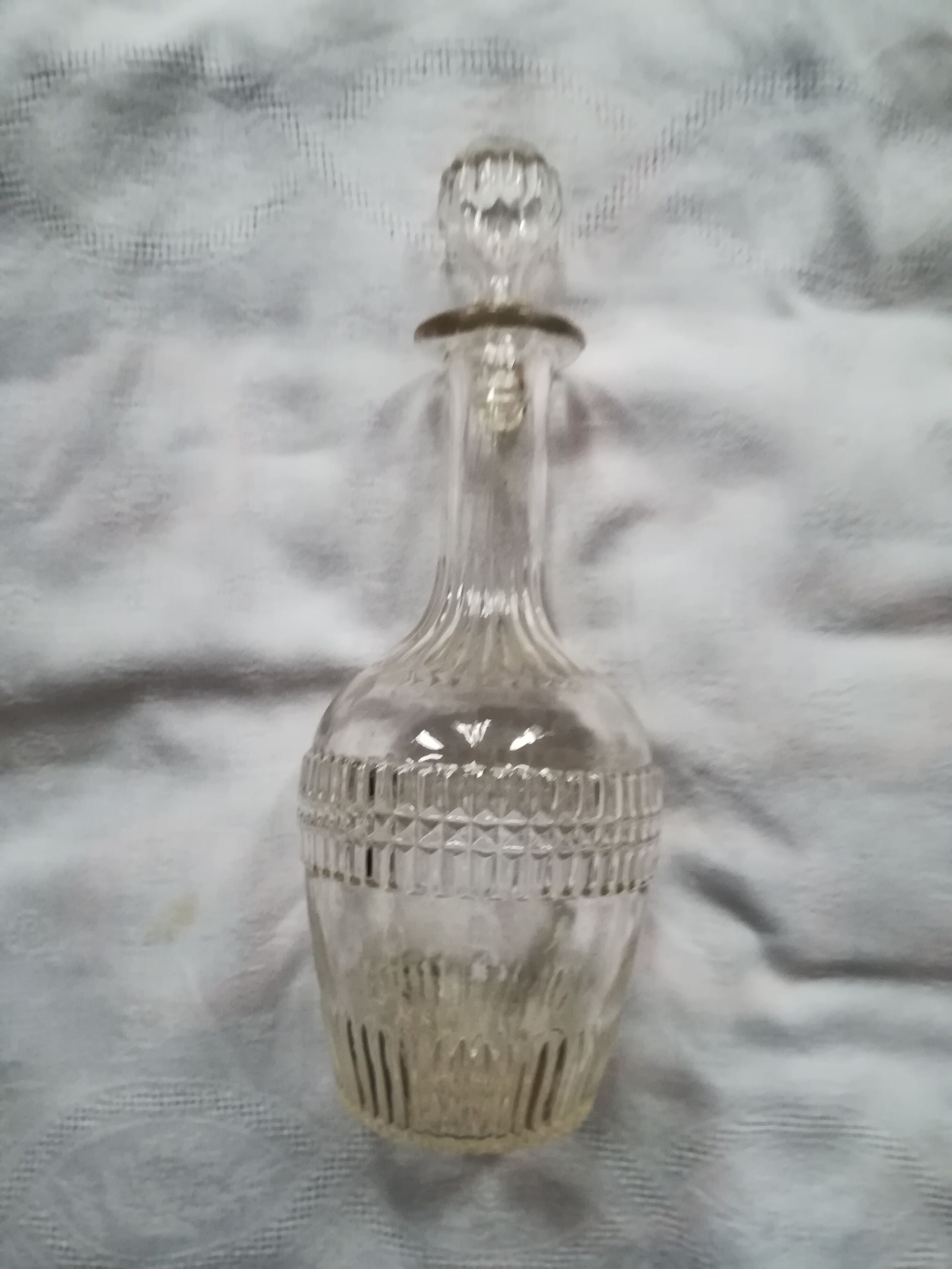 Set of four glass carafes