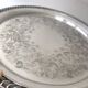 Plateau en argent WM. Rogers diamètre 26 cm comme neuf