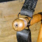 Antique safari campaign lounge folding chair, Spain 19th century