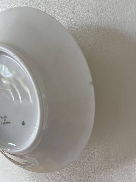 Floral dessert service