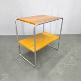 Bauhaus Tubular Steel Side Table in Style of Marcel Breuer, 1930s