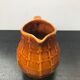 Former pitcher St Clement ceramics marron gaufré made in france vintage