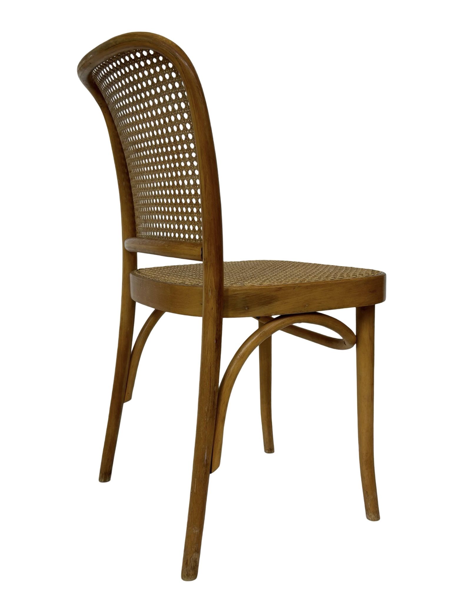 Ensemble de 4 chaises vintage Prague ou 811, FMG Pologne, Thonet Josef Hoffmann Design