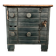 Small enamelled cast iron wood stove