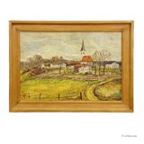 Kirchberg in Tirol, 1978 – Oil painting by Alexander Michael