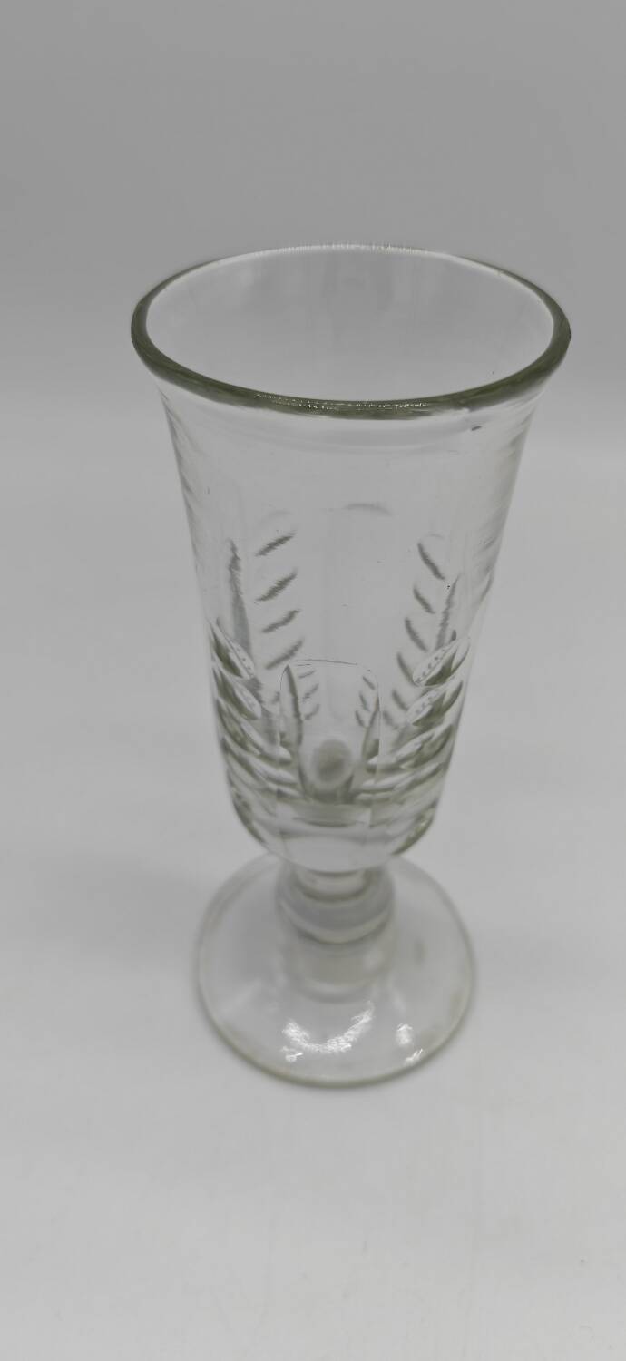 Large 19th century absinthe glass