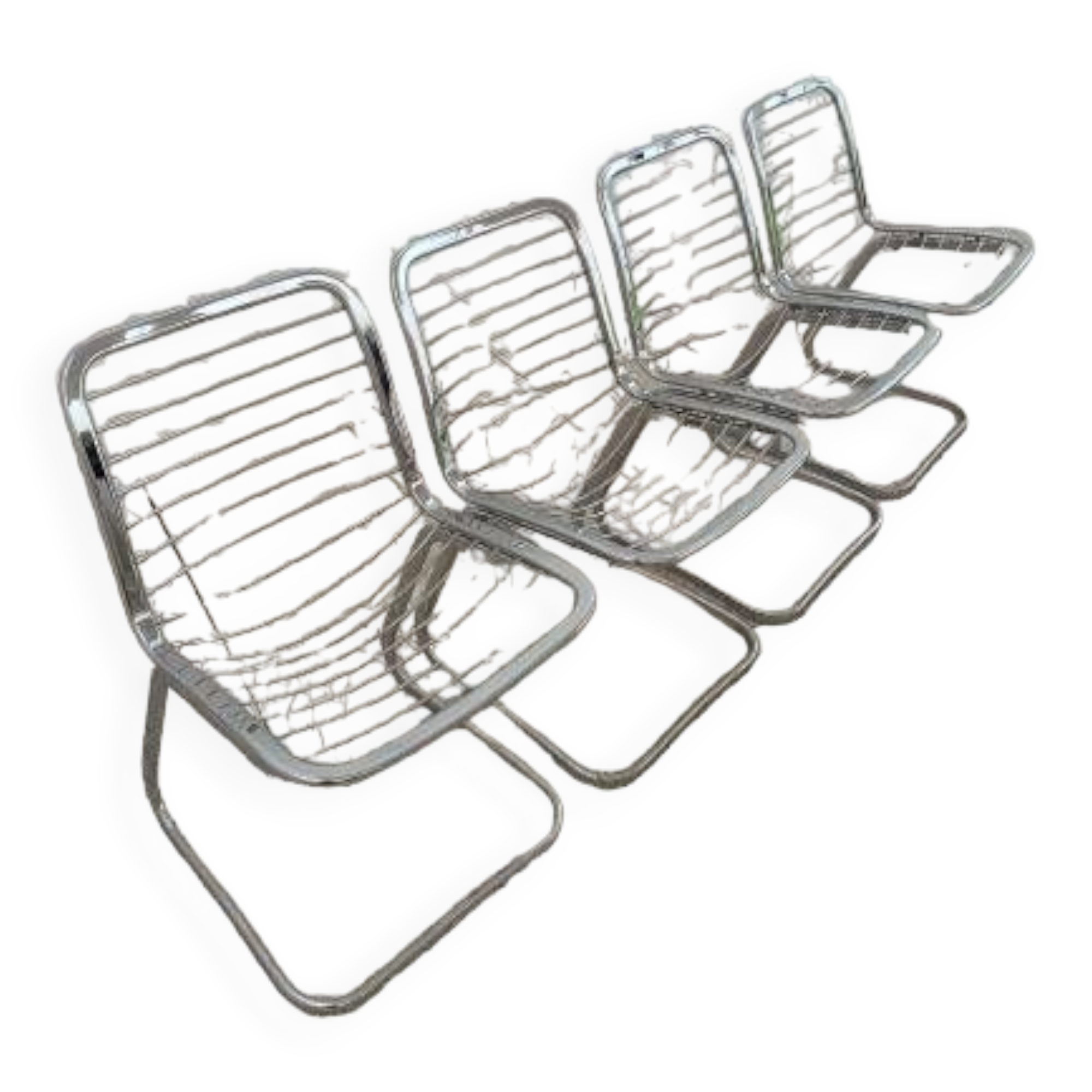 4 Italian design chairs