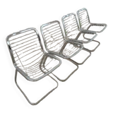 4 Italian design chairs
