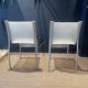 Paire de chaises fpe par ron arad pour kartell  gris translucide italie