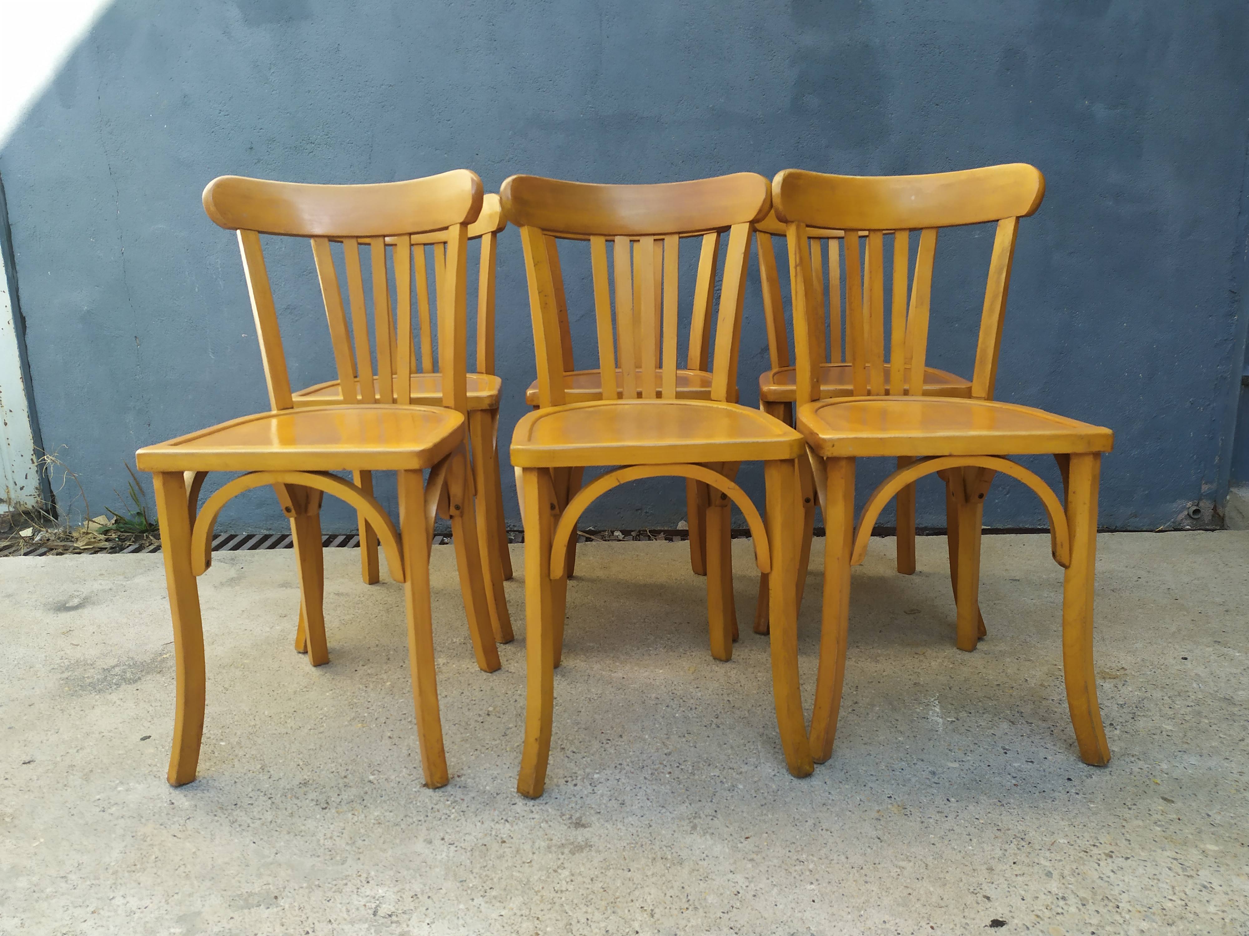 6 bistro chairs