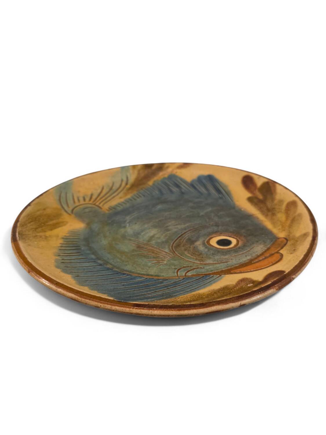 Large vintage ceramic plate - Circa 1970