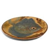 Large vintage ceramic plate - Circa 1970