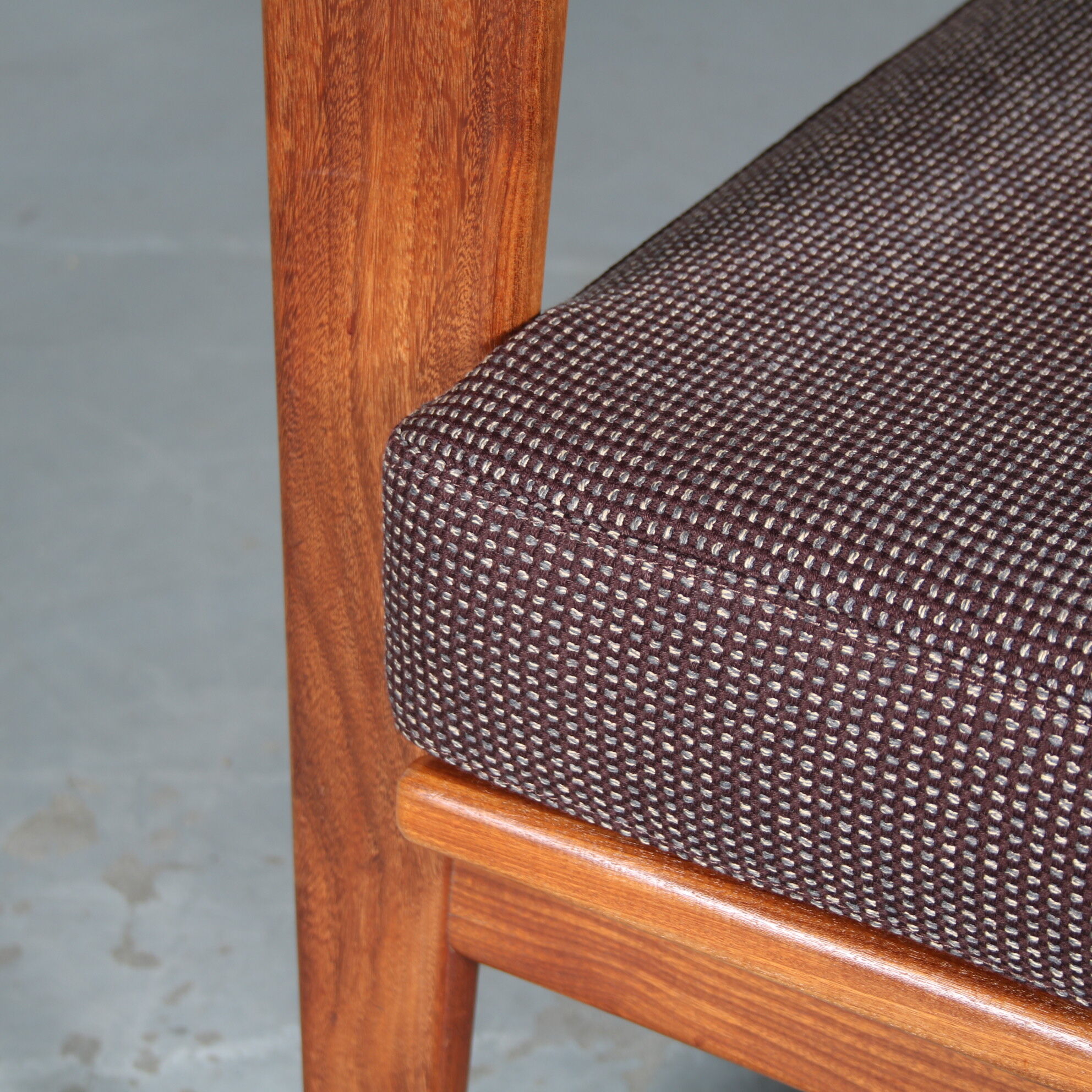 Arne Wahl Iversen lowback chair for Komfort, Denmark 1960