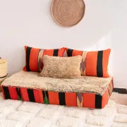 Bohemian oriental floor sofa 120 cm