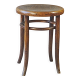 Low stool, wooden seat, circa 1930