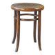 Low stool with wooden seat, circa 1930
