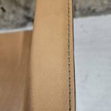 Fauteuil cantilever en cuir