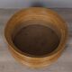 Vintage 1960s Italian-design bamboo plant pot with wheels