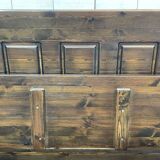 Banc coffre anglais en sapin moderne