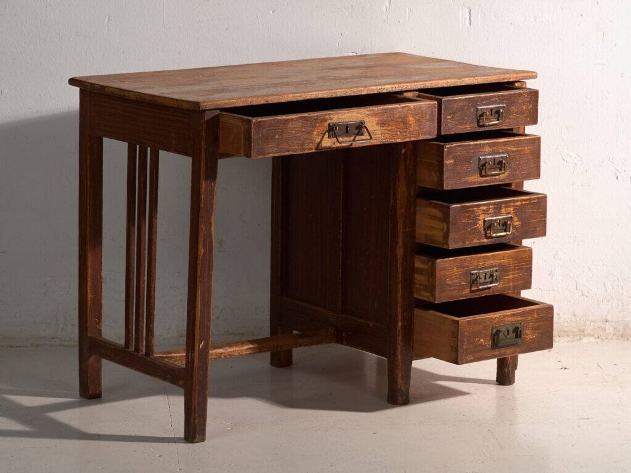 Antique cedar wood desk – Japan, Taishō period, circa 1920