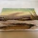 Small winter landscape painting, oil on canvas, signed.