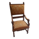 Antique lion head armchair