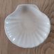 9 scallop shells in glazed stoneware