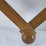 Vintage pine accordion coat rack