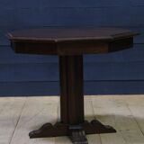 Dining table pedestal table wooden