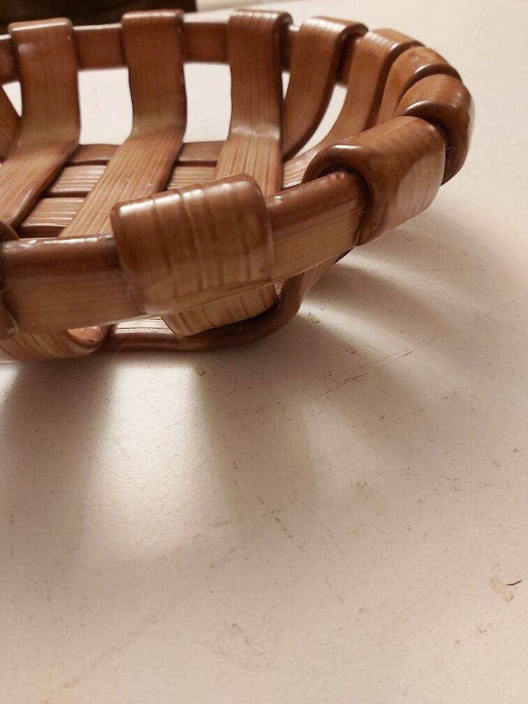 Vallauris braided ceramic fruit cup