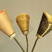 Italian Brass Three Light Floor Lamp, 1960s