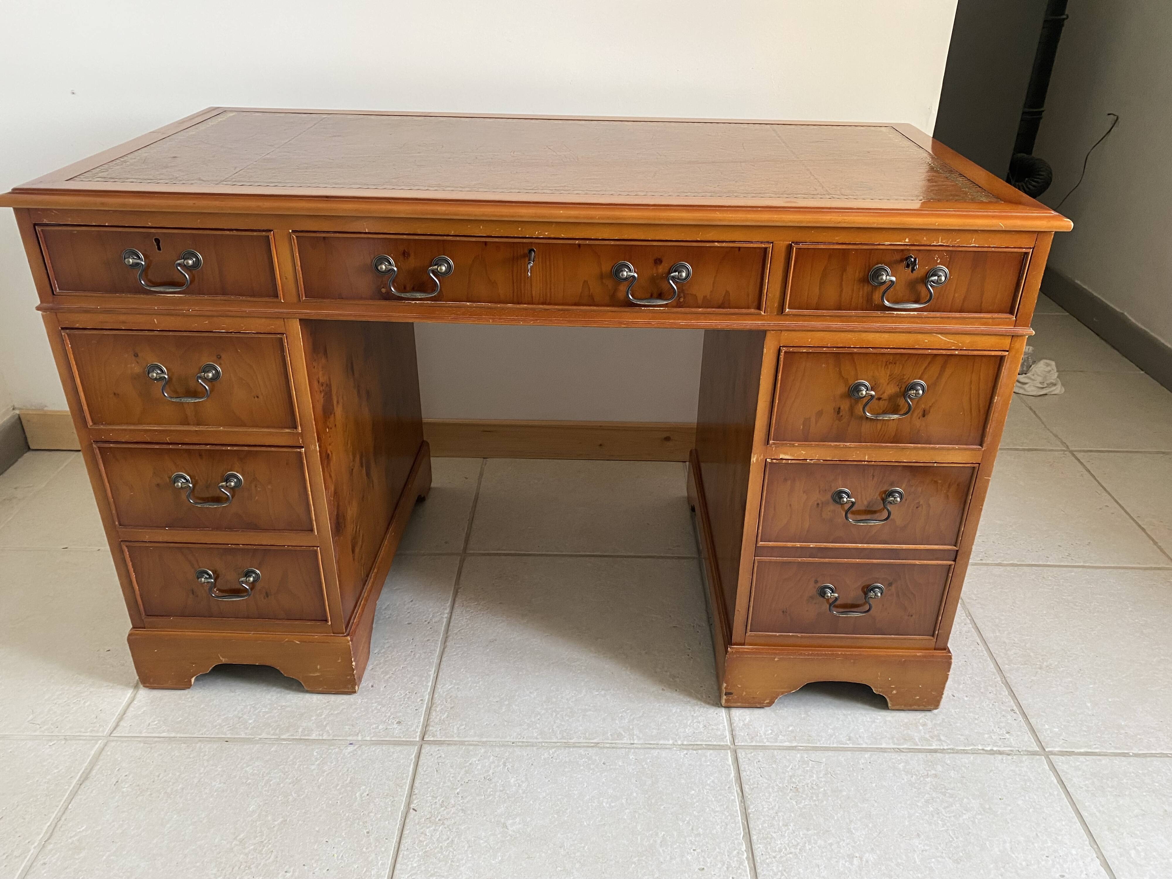 Bureau anglais acajou