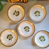 Set of 5 plates gien cap model kandy