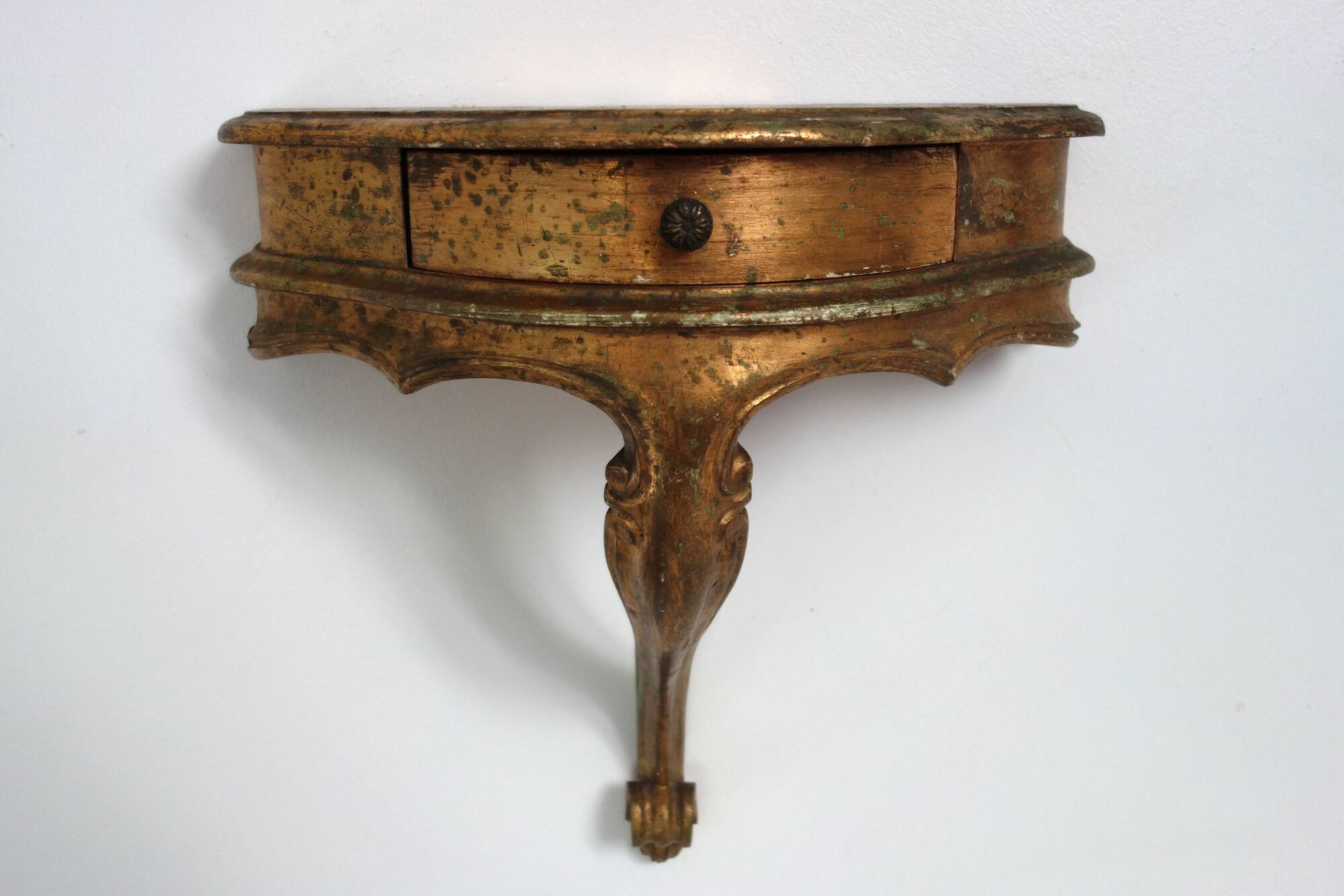 Console murale en bois vintage