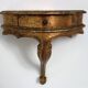 Console murale en bois vintage