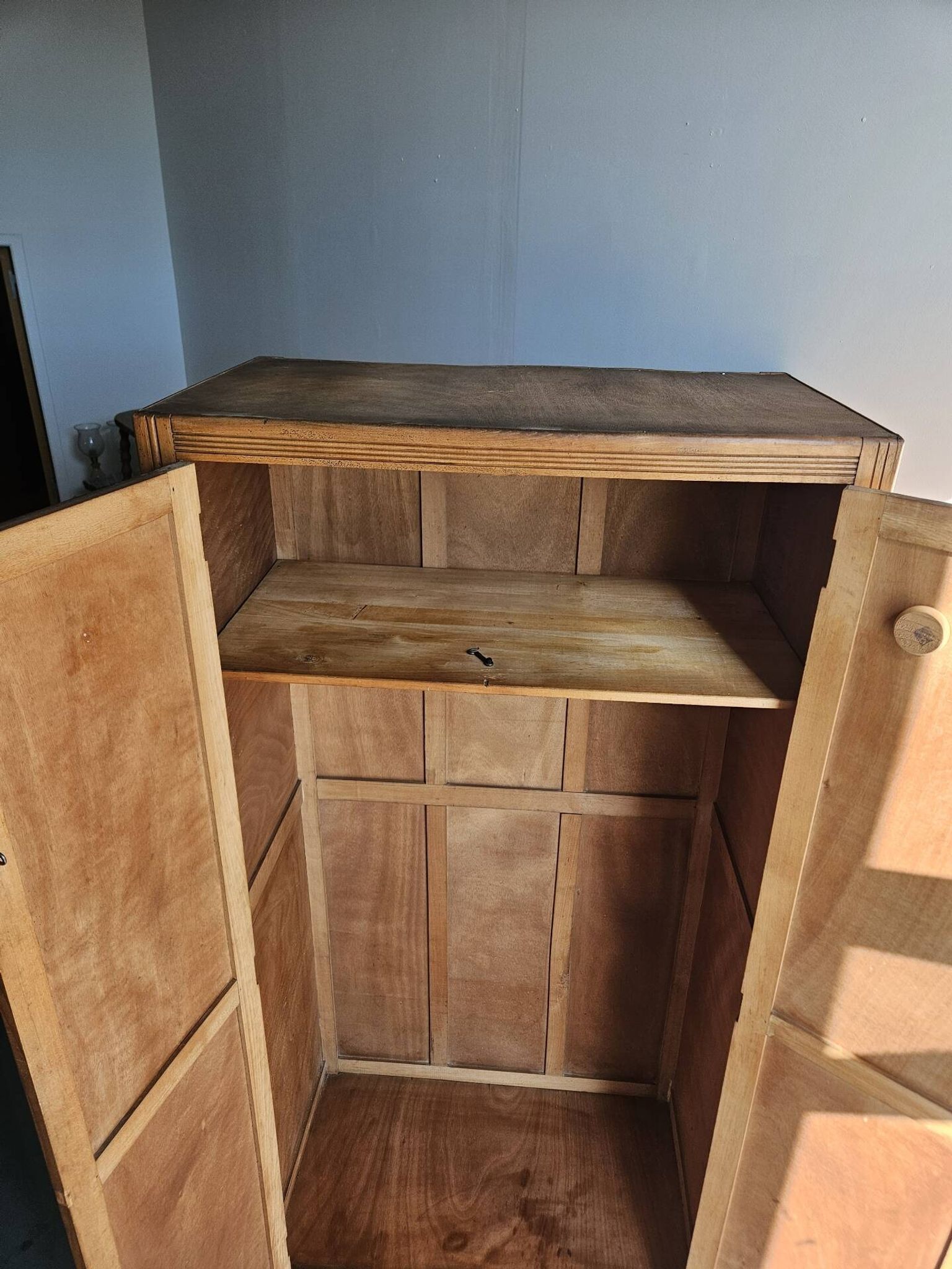 Antique wooden wardrobe