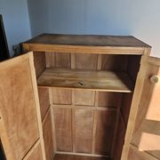 Antique wooden wardrobe