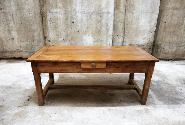 Table de ferme, monastère, chêne massif 19 -ème ou avant