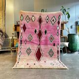 Modern Boujad rug in wool, Moroccan