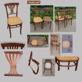 Exceptionnel salon en bois courbé