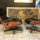 Eames  lounger and ottoman